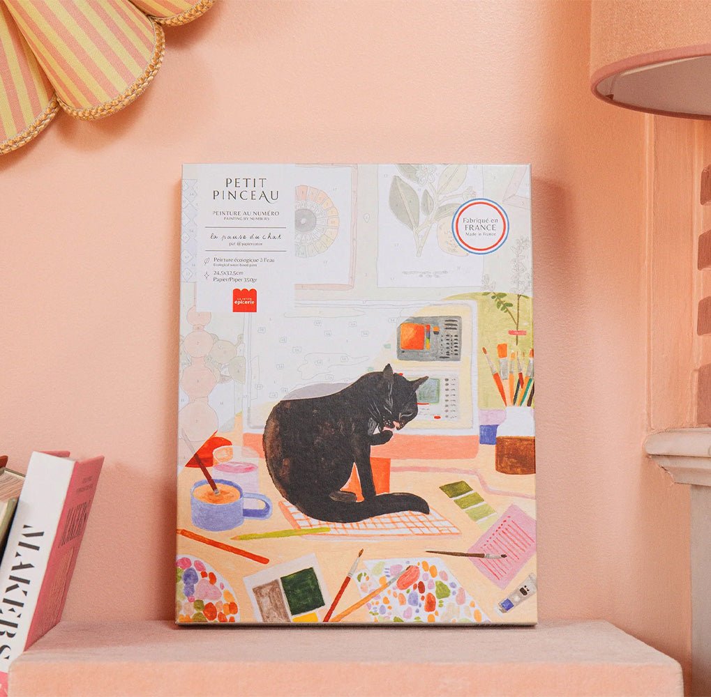 Kit de peinture par numéros - Le repos du chat