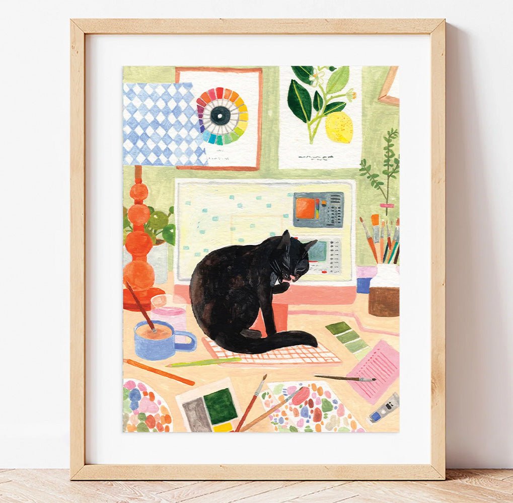 Kit de Pintura por Números - El descanso del gato