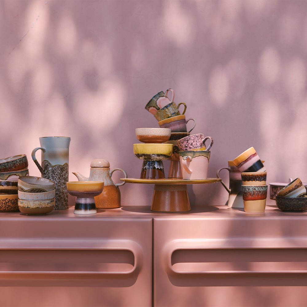 70s Ceramics: Coffee Mugs - Valley (set de 6)
