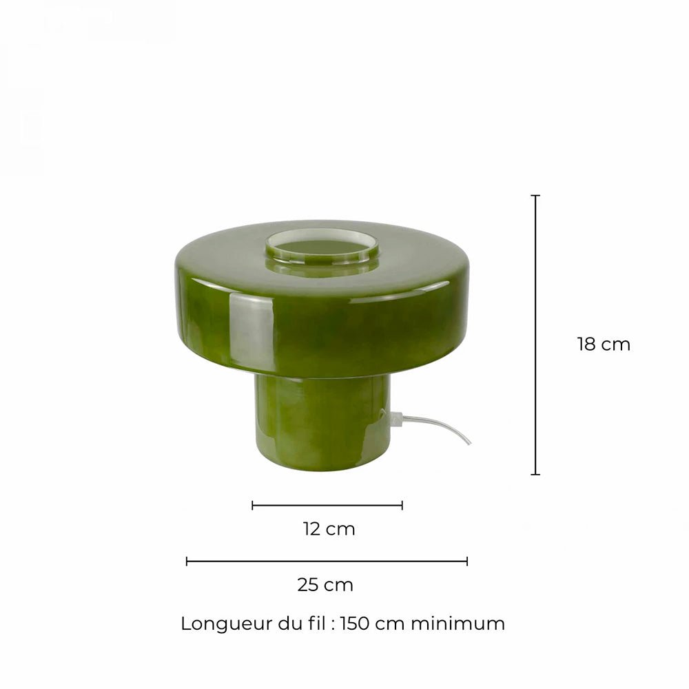 Lámpara de Mesa Foza Retro - Verde