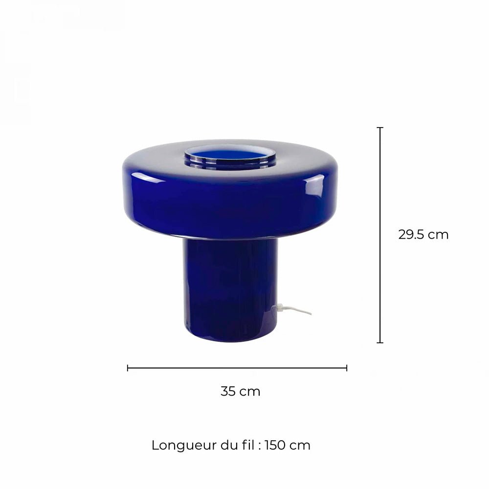Lámpara de Mesa Maxi Foza Retro - Azul
