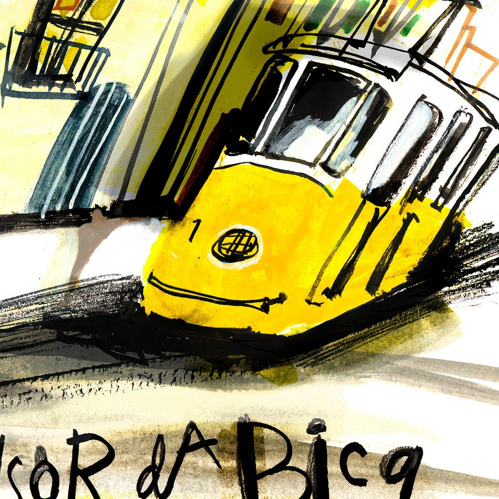 Tranvia Lisboa Giclée Print 52x100