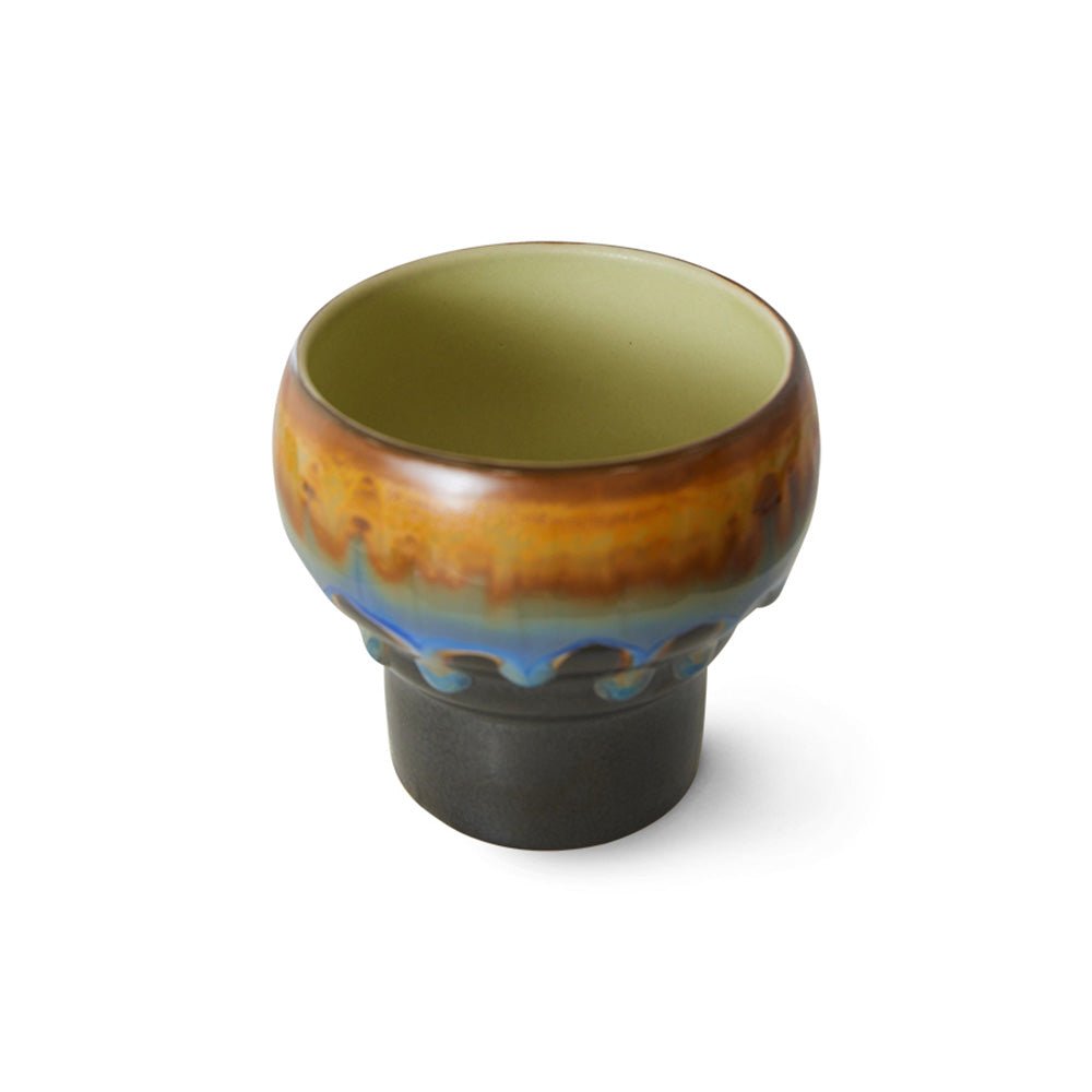 Céramiques des années 70 : Mugs lungo fusionnés (lot de 2)