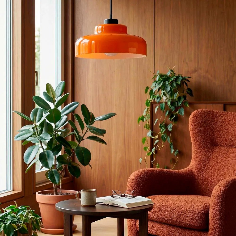 Lámpara Colgante Ligo Retro - Naranja