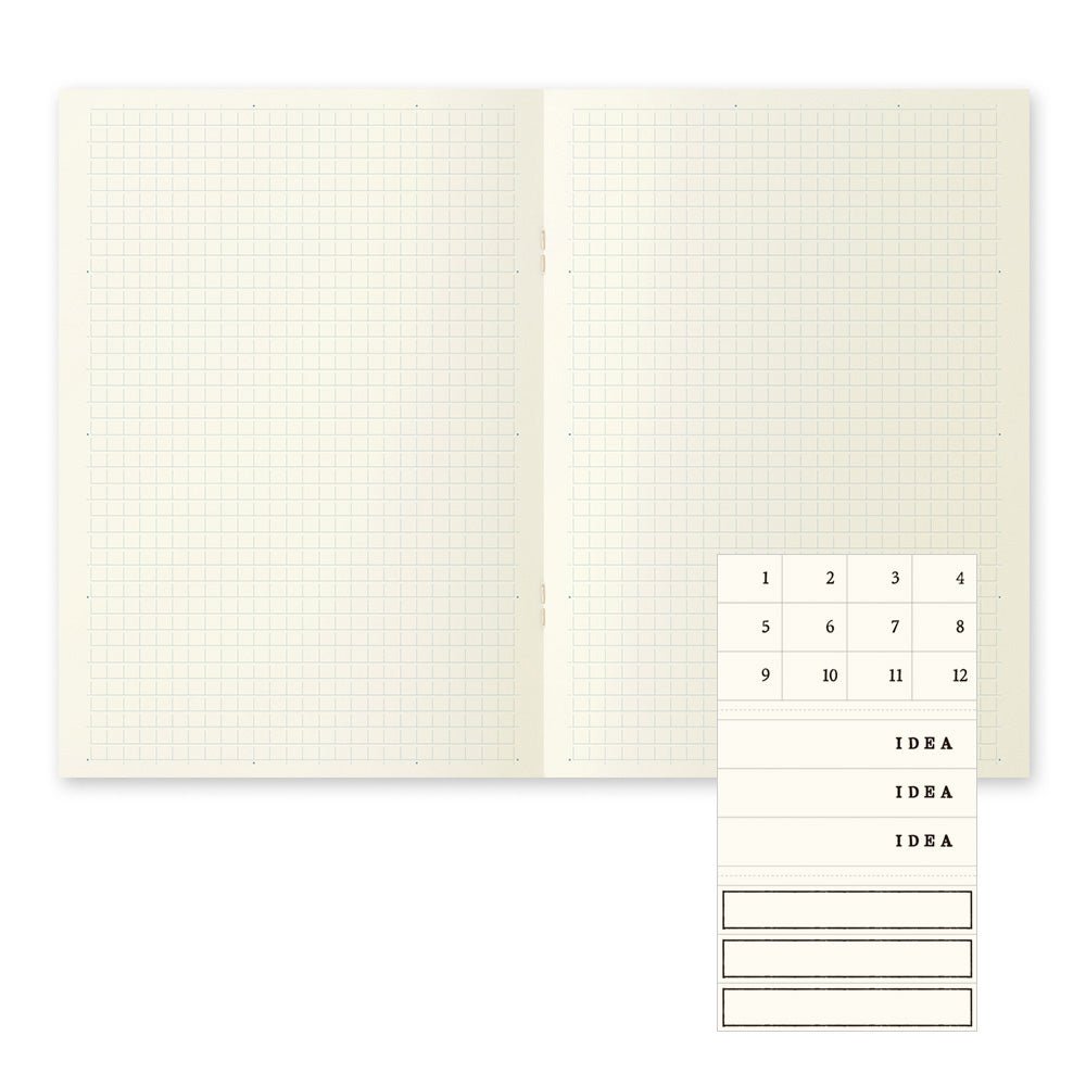 Carnet de notes léger A5 à grille MD (lot de 3)