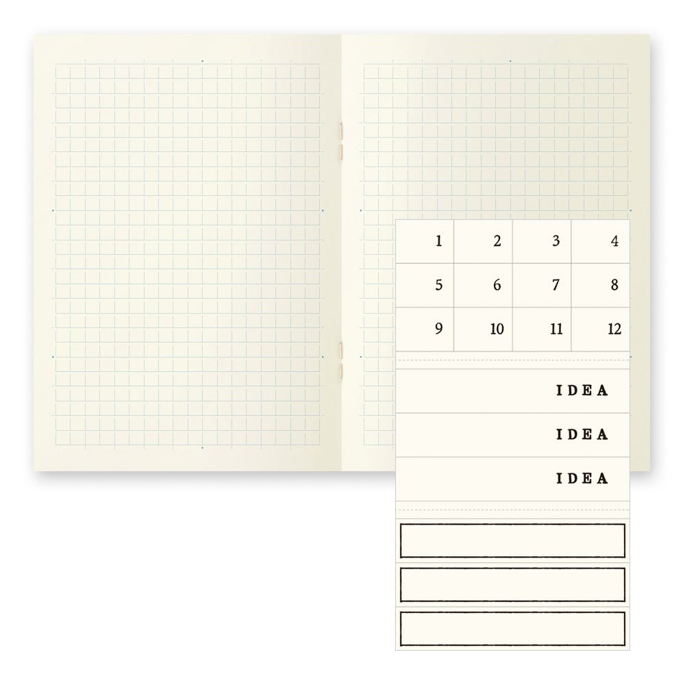 Carnet de notes léger A6 à grille MD (lot de 3)