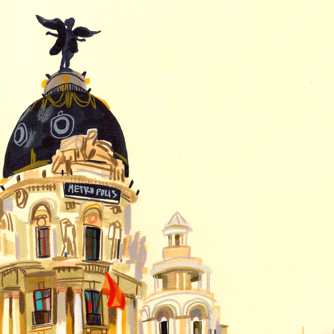 Metrópolis - Alcalá Impresión Giclée