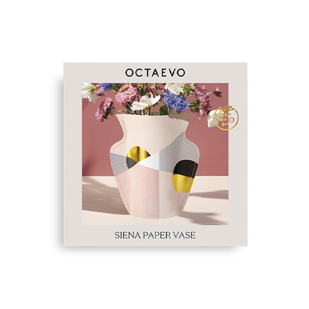 Mini Florero de Papel Siena