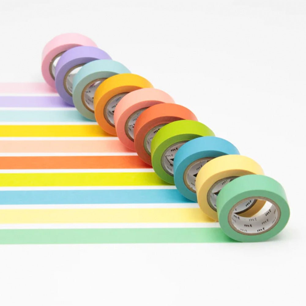Cinta Adhesiva Set 10 Piezas Colores Claros