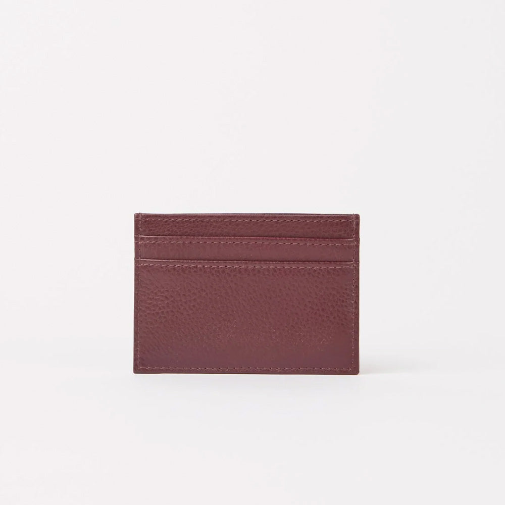Tarjetero Mark's Soft Grain Dark Cherry