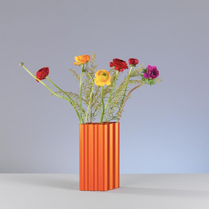 Vase Nuage L Orange