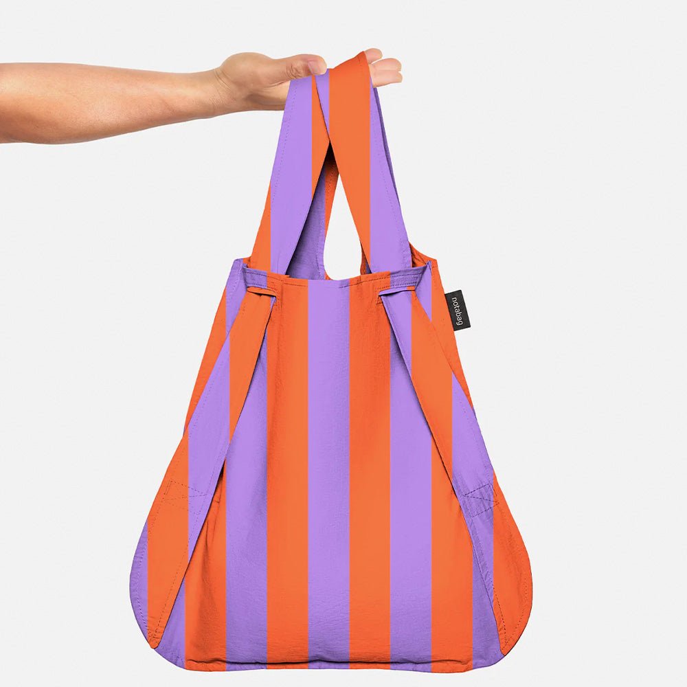Notabag Red Purple Stripes