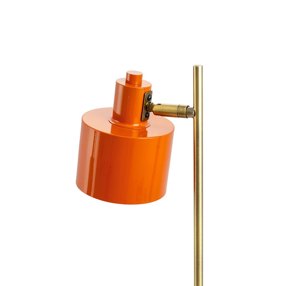 Lámpara de Mesa Ocean Naranja Latón
