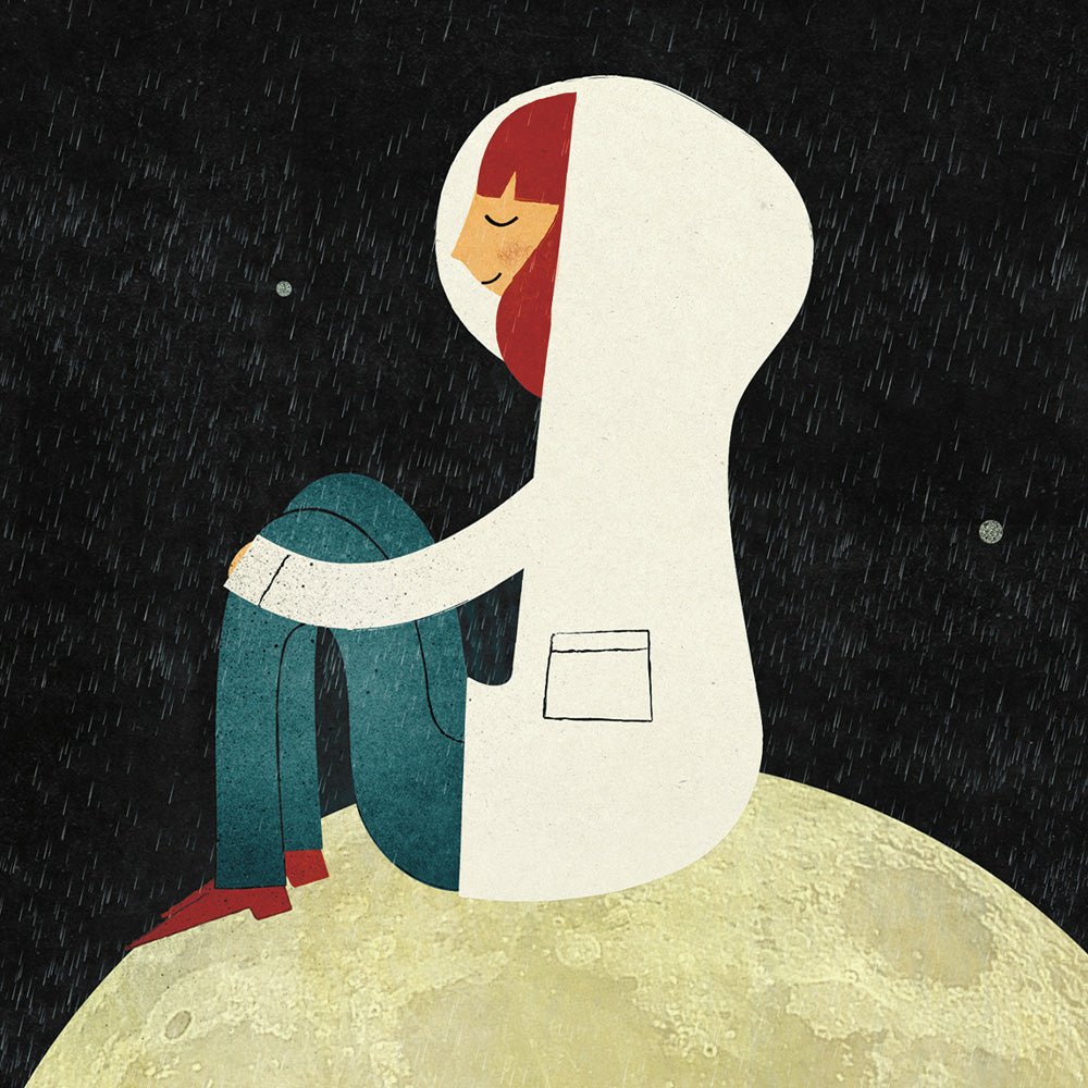 On the Moon Giclée Print