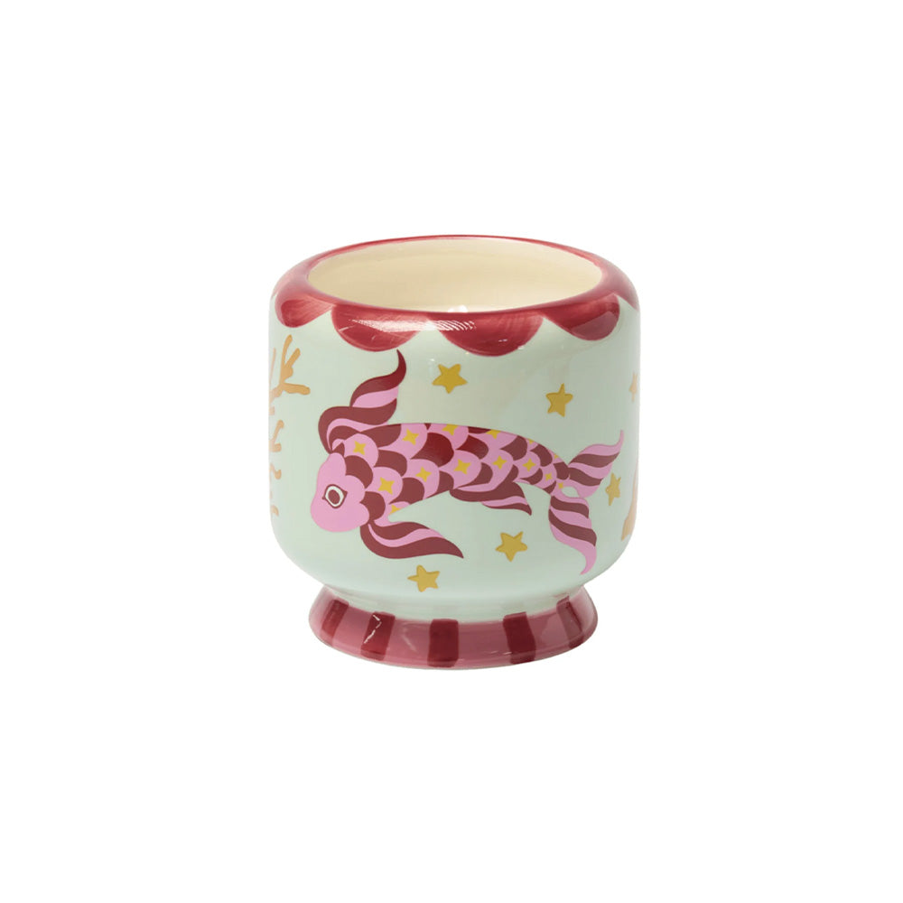 Sea Salt & Sage / Koi Fish Soy Wax Scented Candle