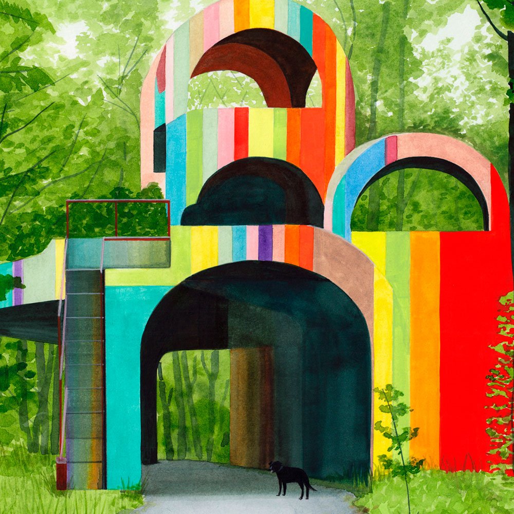 Palace Giclée Print A5
