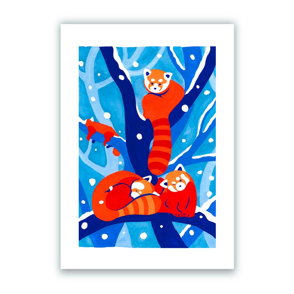 Impression Giclée Panda Roux