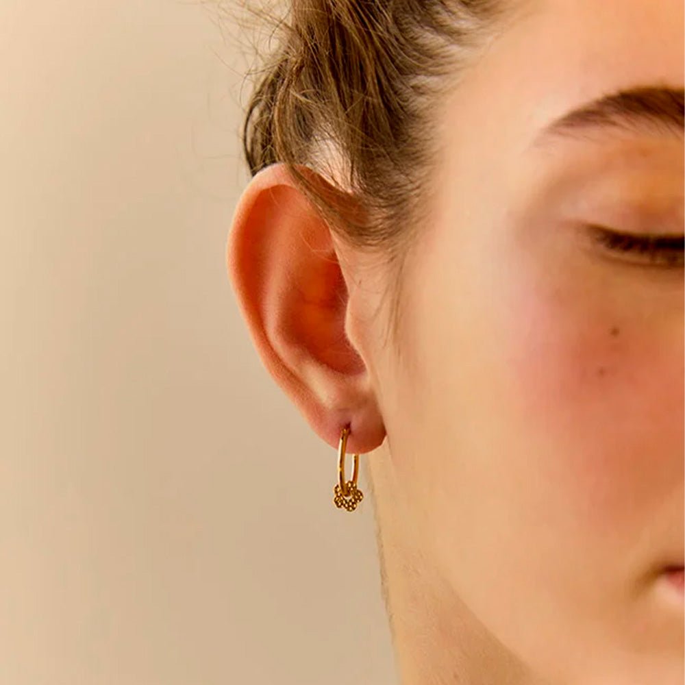 Pendientes Flor Raíces