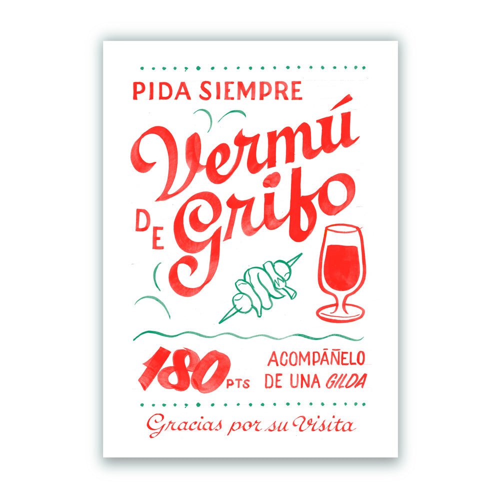Vermouth à la pression Impression Giclée