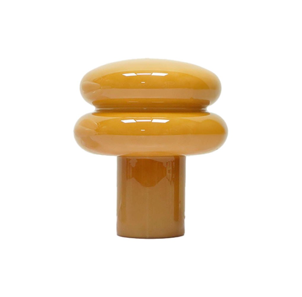Lámpara Incesante Doble Anillo Ocre