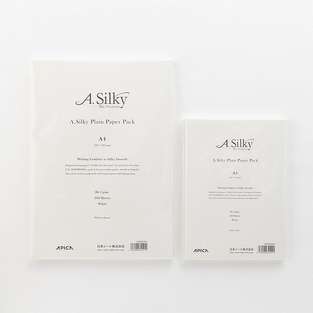 A.Silky Plain Paper Pack A5