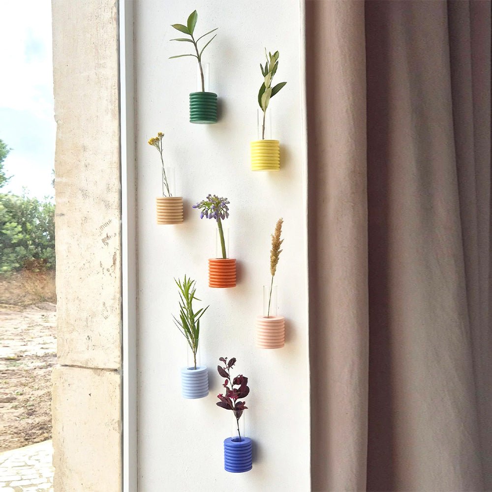 Ribble wall vase - Blue