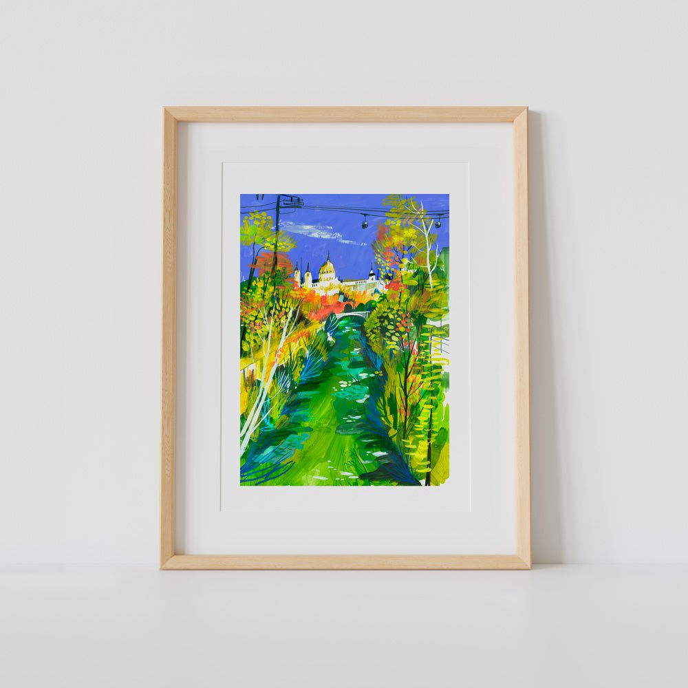 La Ribera del Manzanares Giclée Print A5