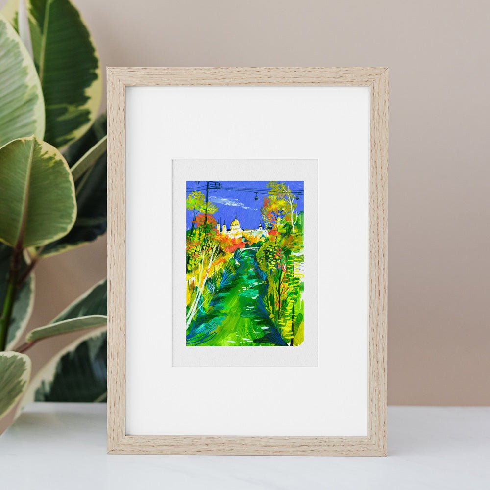 La Ribera del Manzanares Giclée Print A5