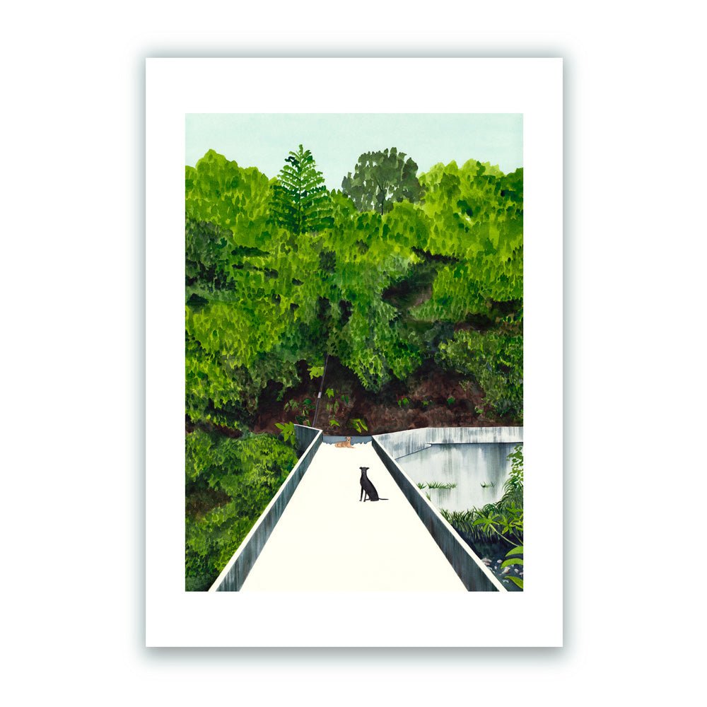River Guards Giclée Print A5