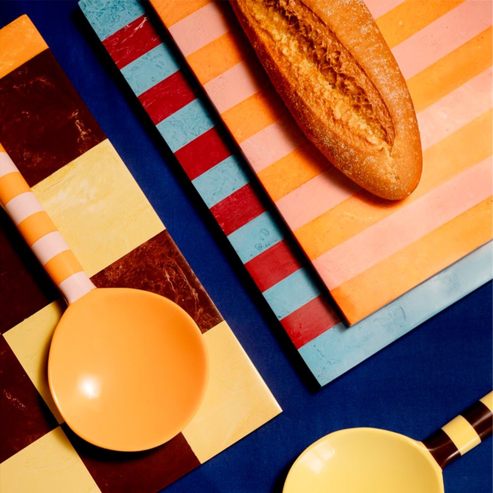 Serving Board Mediterraneao Burgundy / Blue