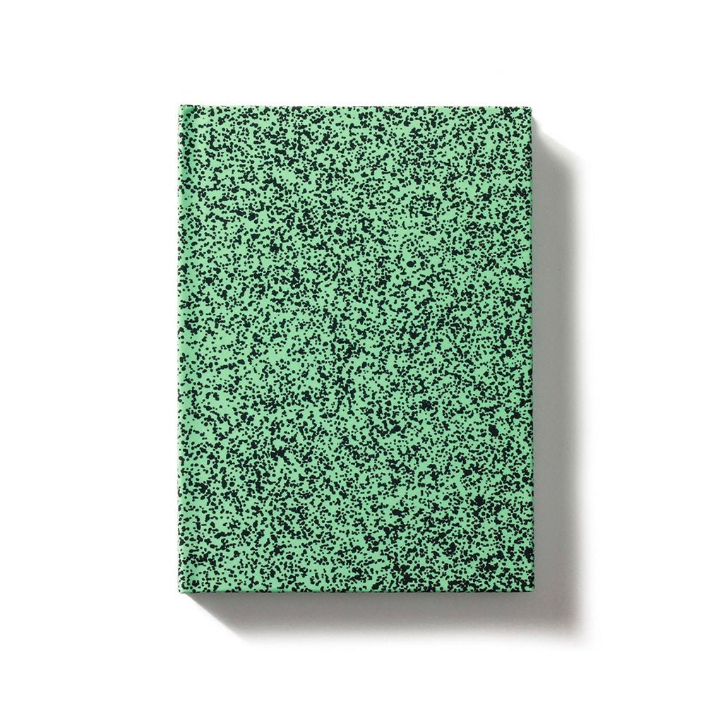 Spray Splash Pale Green Hardcover Notebook