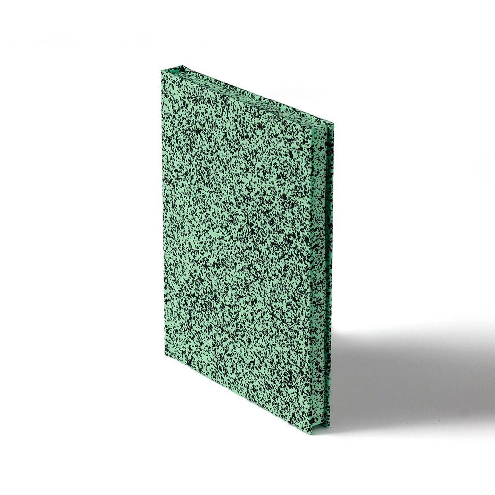 Spray Splash Pale Green Hardcover Notebook