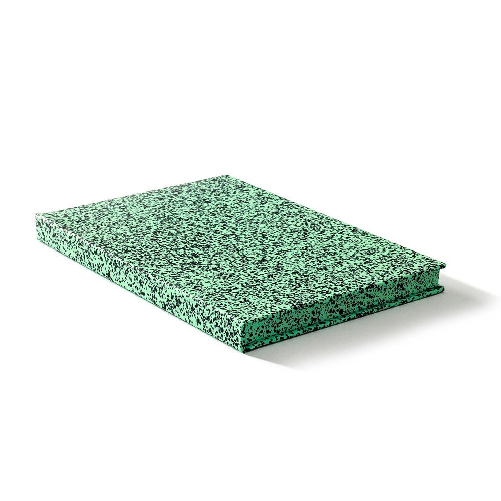 Spray Splash Pale Green Hardcover Notebook