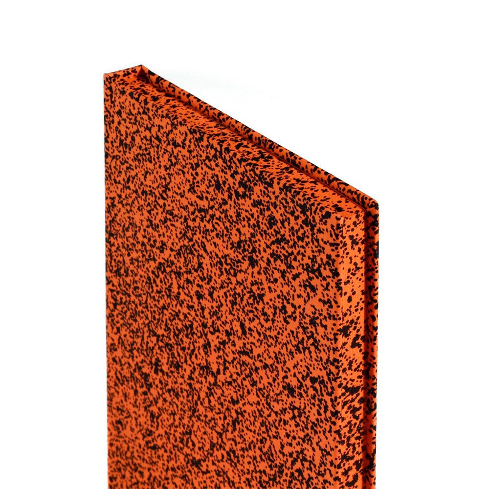 Spray Splash Orange Hardcover Notebook