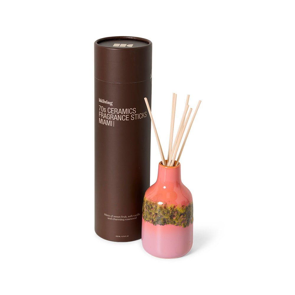 Céramiques des années 70 : Bâtonnets parfumés Miami