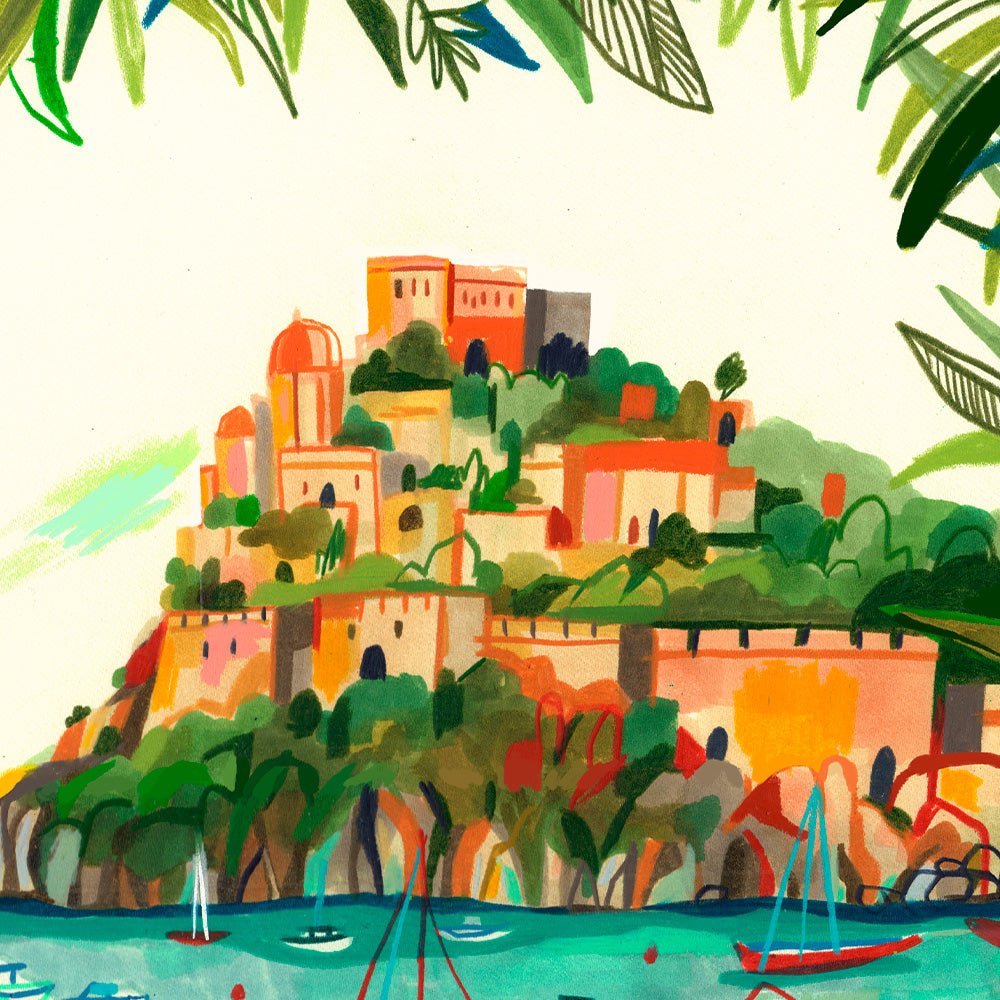 Summer in Eloie Island Impresión Giclée
