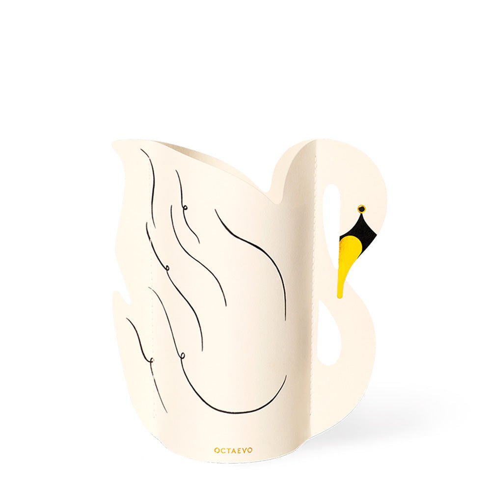 Mini Paper Vase Swan