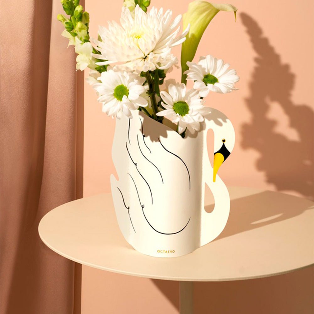 Mini Paper Vase Swan