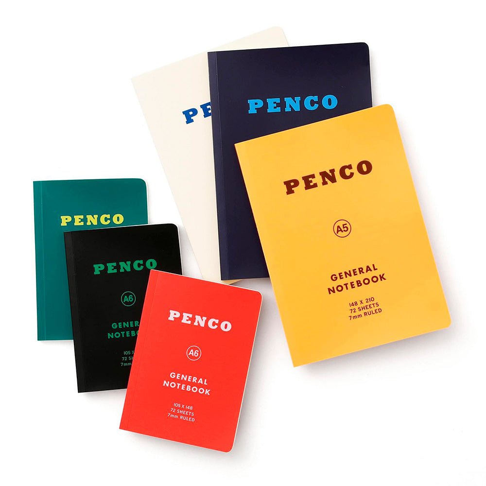 Soft PP Notebook A5 Ruled Navy