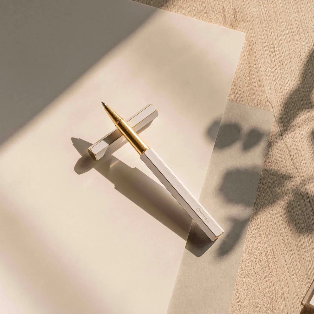 Bolígrafo Roller Revolve - Classic Blanco
