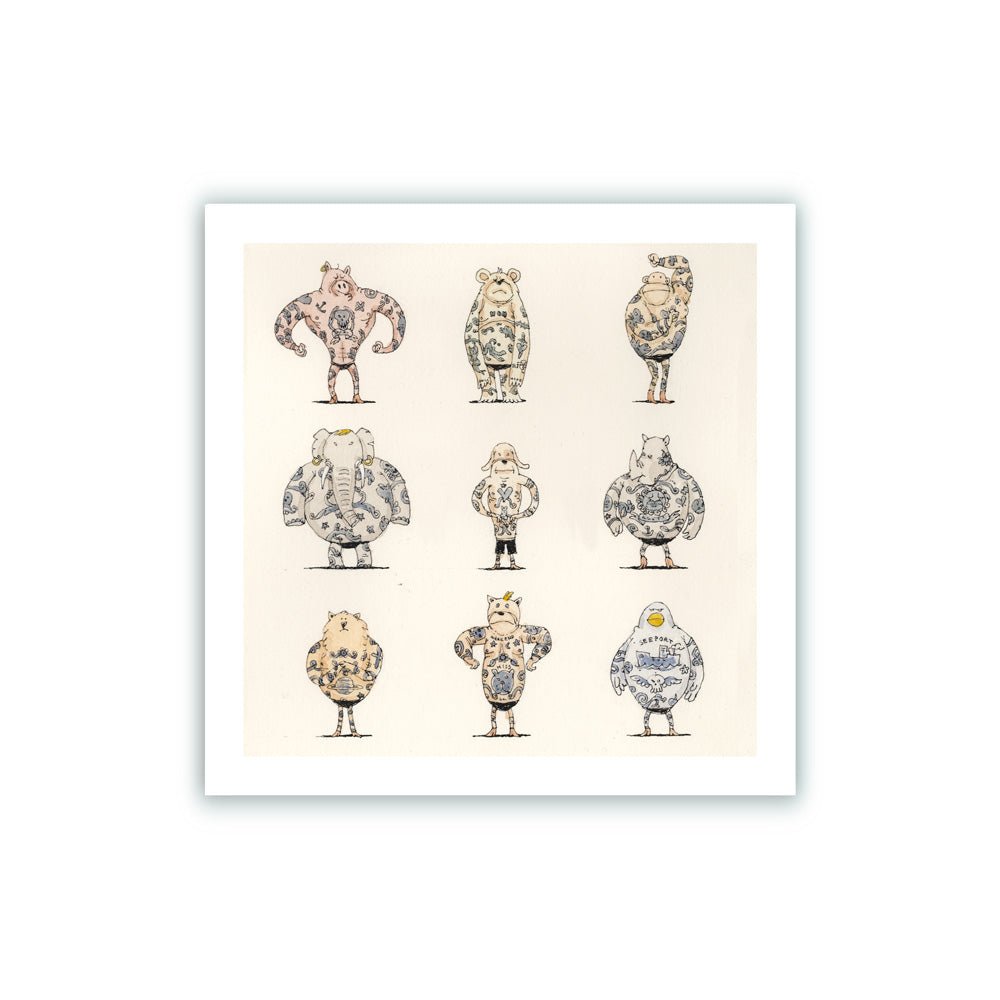 Impression Giclée de tatouages