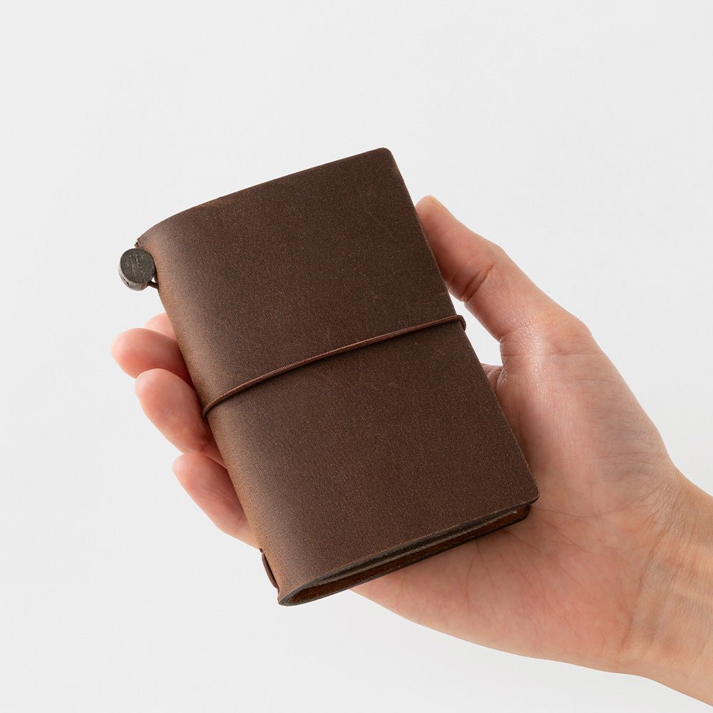 Carnet de voyage format carte, coffret 20e anniversaire, marron