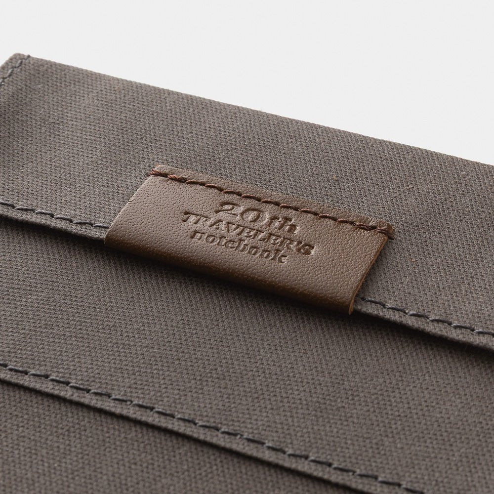Carnet de voyage format carte, coffret 20e anniversaire, marron