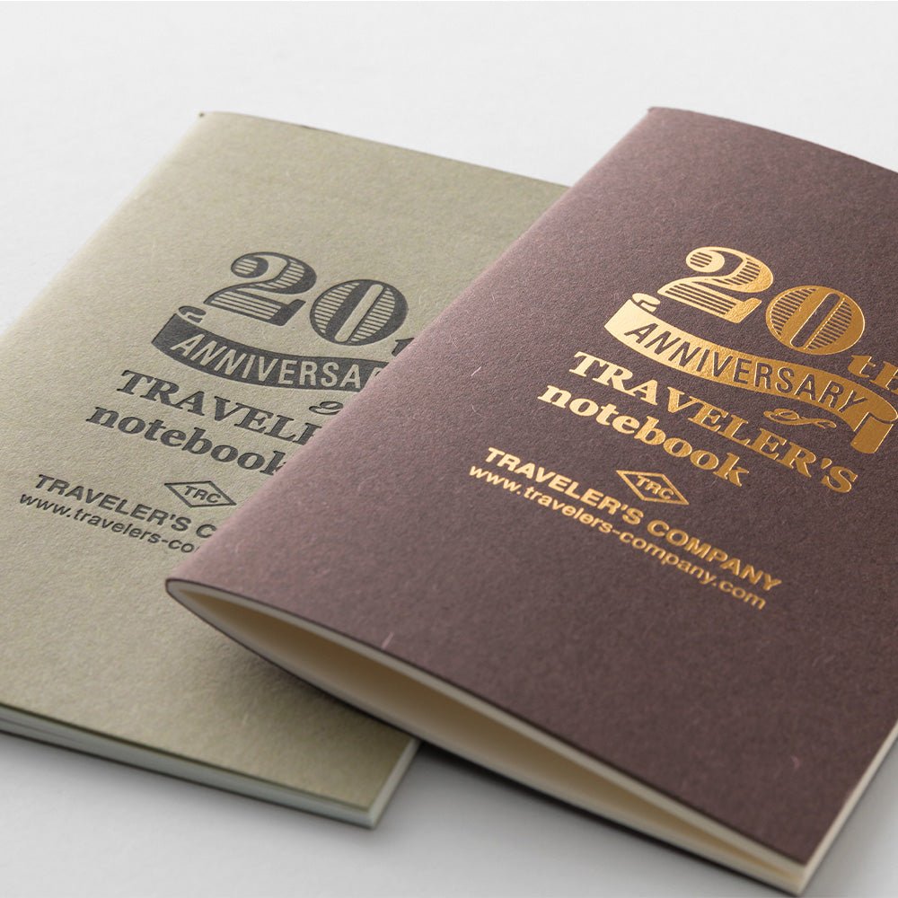 Carnet de voyage format carte, coffret 20e anniversaire noir
