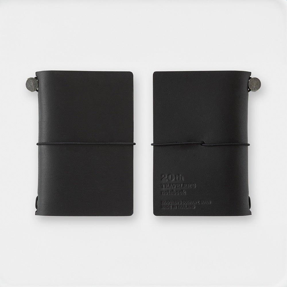 Carnet de voyage format carte, coffret 20e anniversaire noir