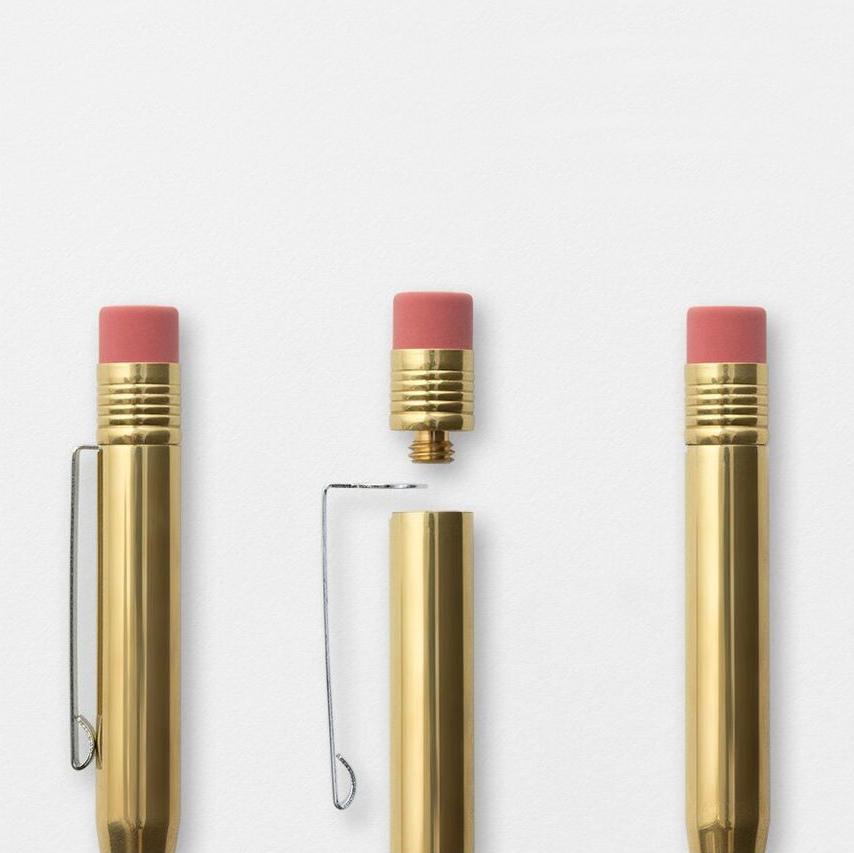 Replacement Clip for Ballpoint Pen, Pencil, Rollerball, Fountain Pen Brass TCR