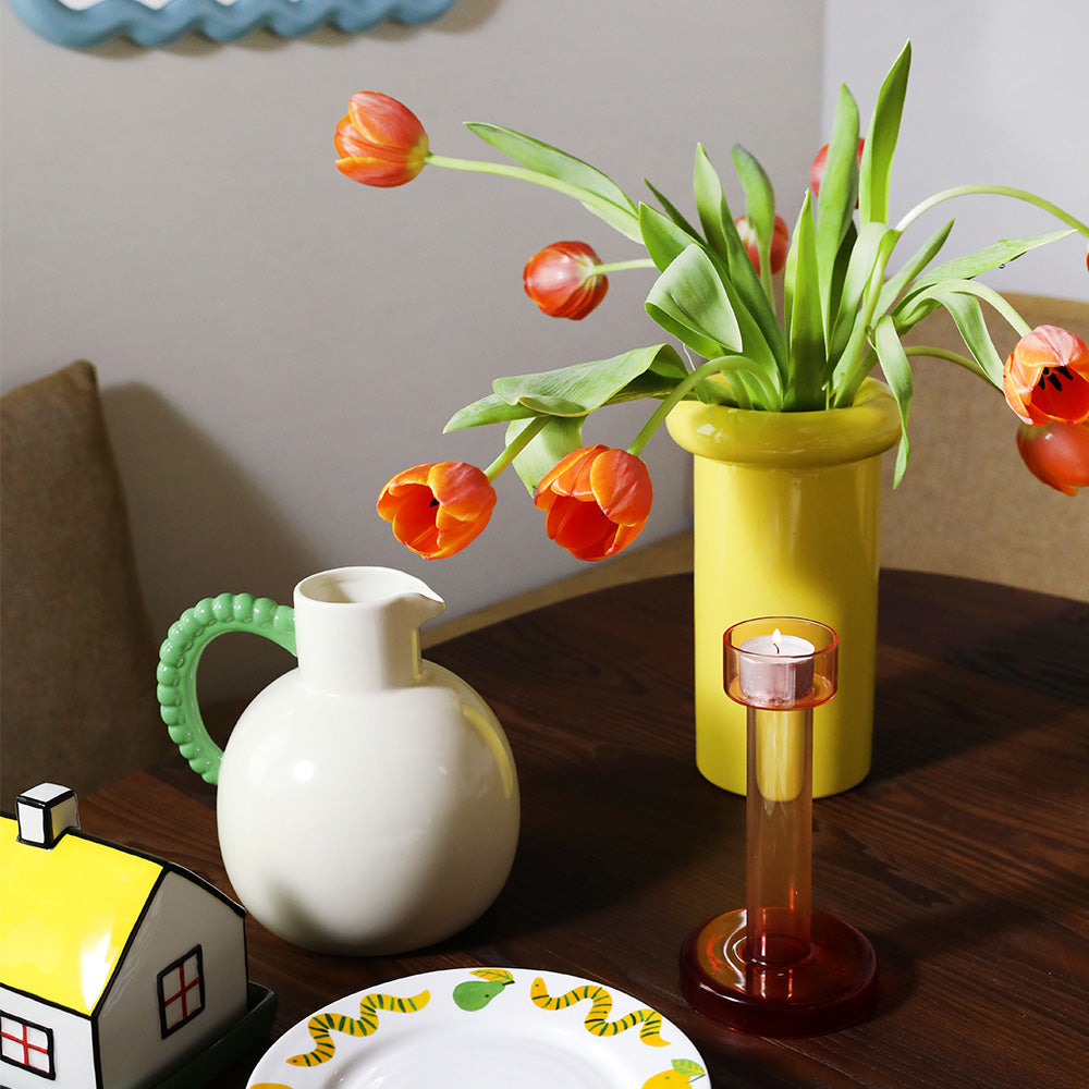 Vase Turban Jaune