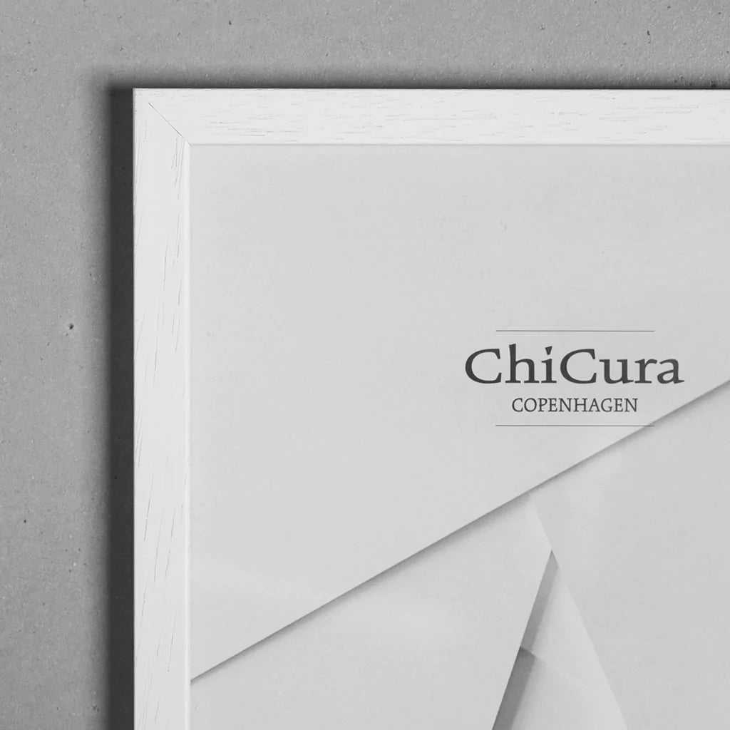 Marco de Madera A5 Cristal Blanco
