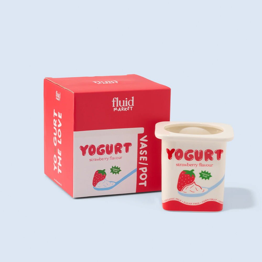 Jarrón Yogur Fresa