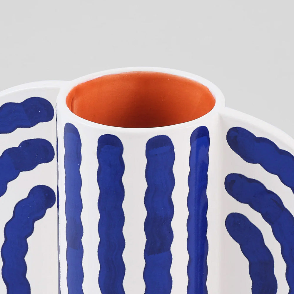 Petit Vase Papillon Bleu